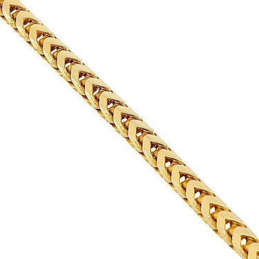 Mens Franco Chain 10K Yellow Gold 4 mm